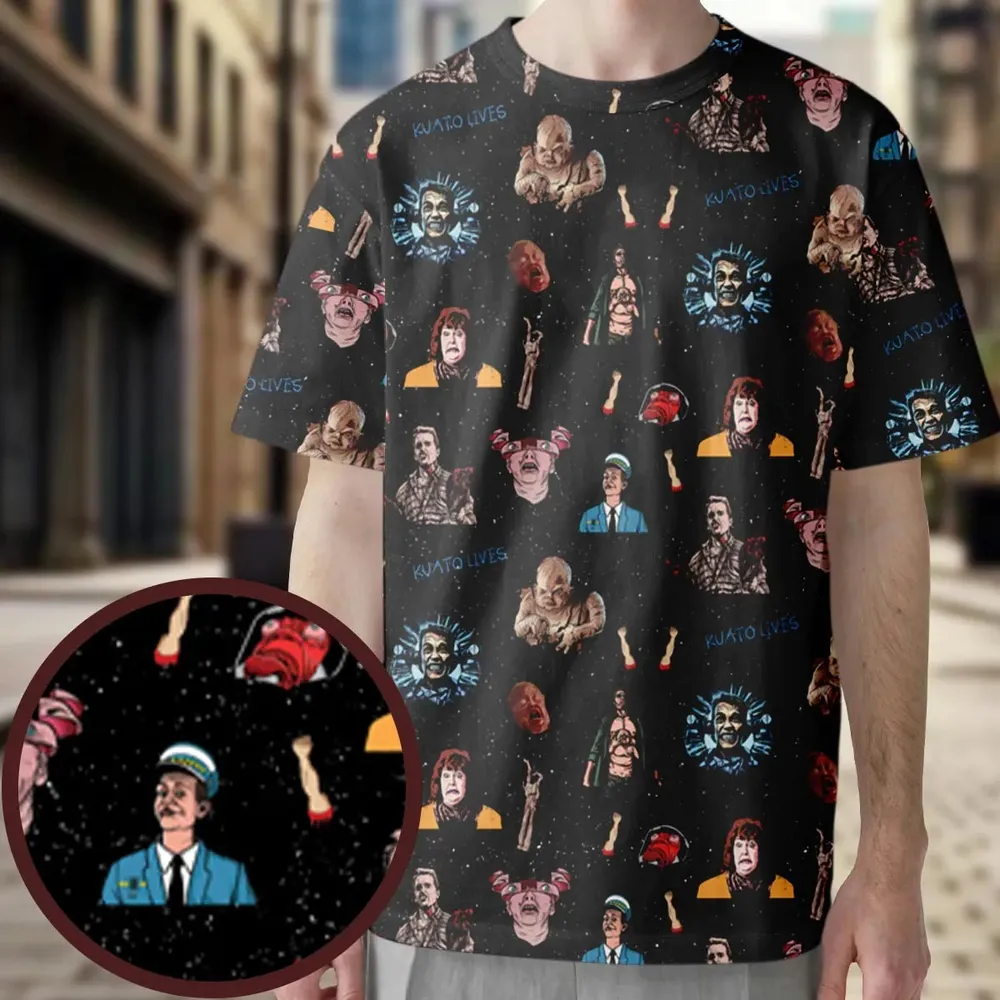 Total Recall Pattern All-Over Print Unisex T-Shirt - 3