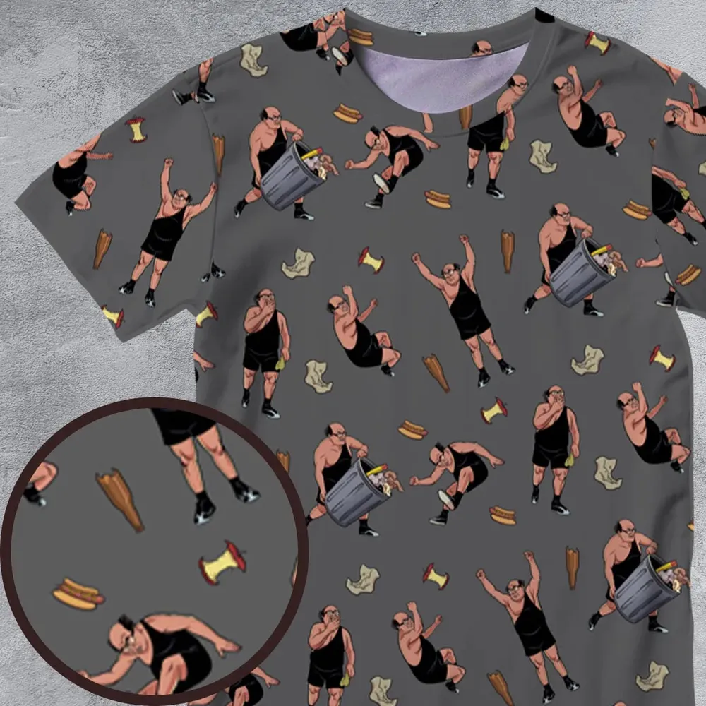 The Trashman It's Always Sunny in Philadelphia All-Over Print Unisex T-Shirt - 4