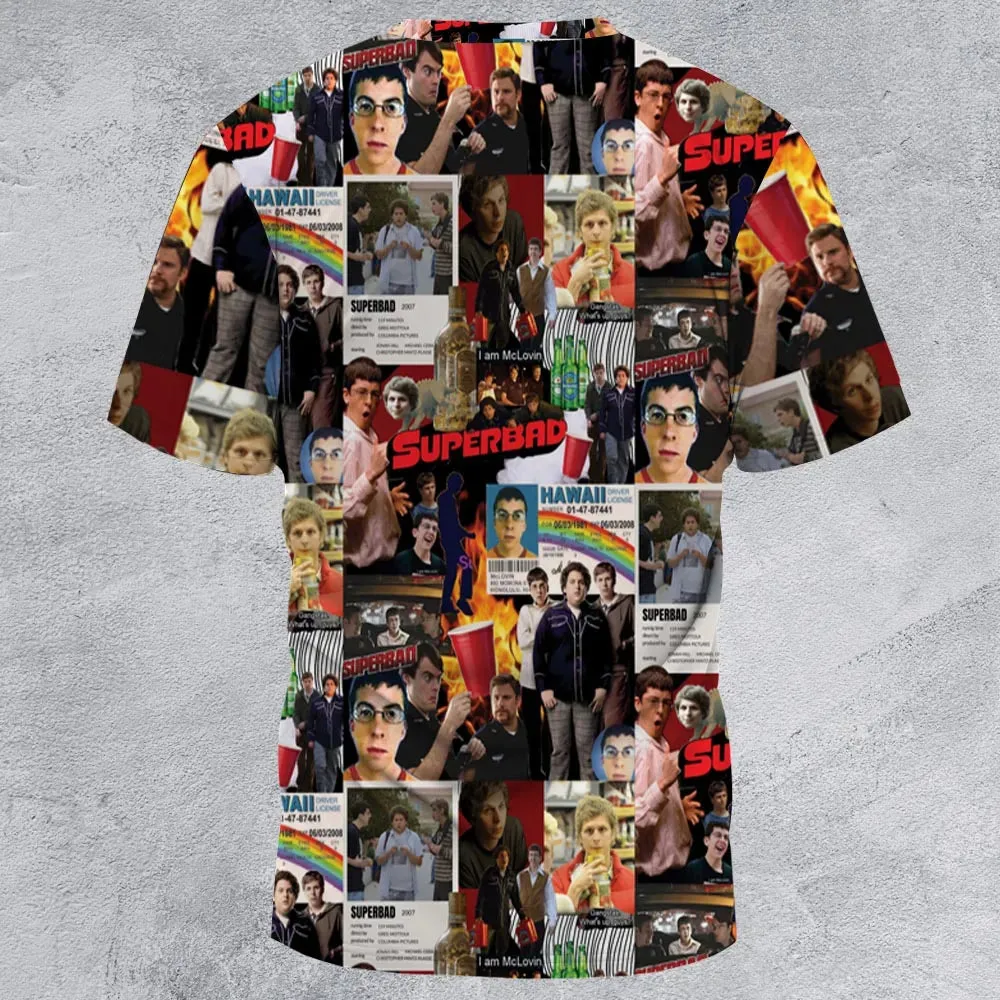 Seth Evan McLovin Superbad All-Over Print Unisex T-Shirt - 3