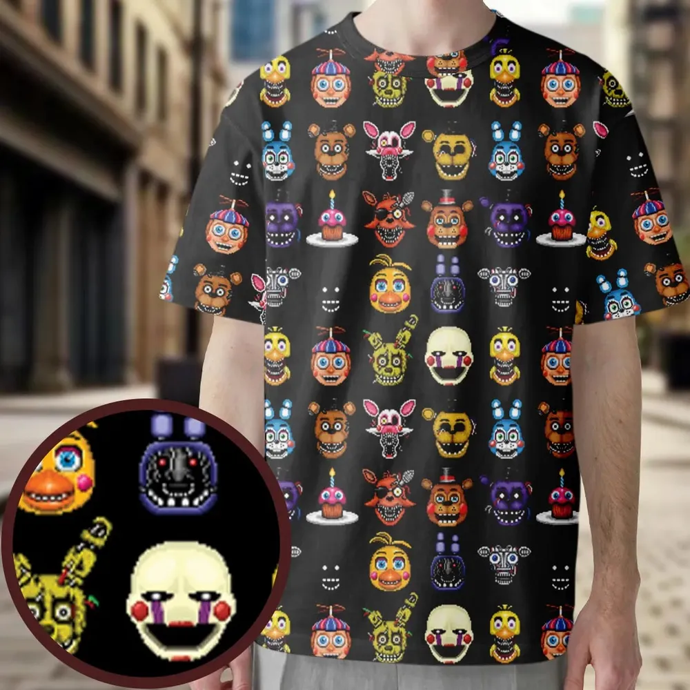 Five Nights At Freddys World All-Over Print Unisex T-Shirt - 3