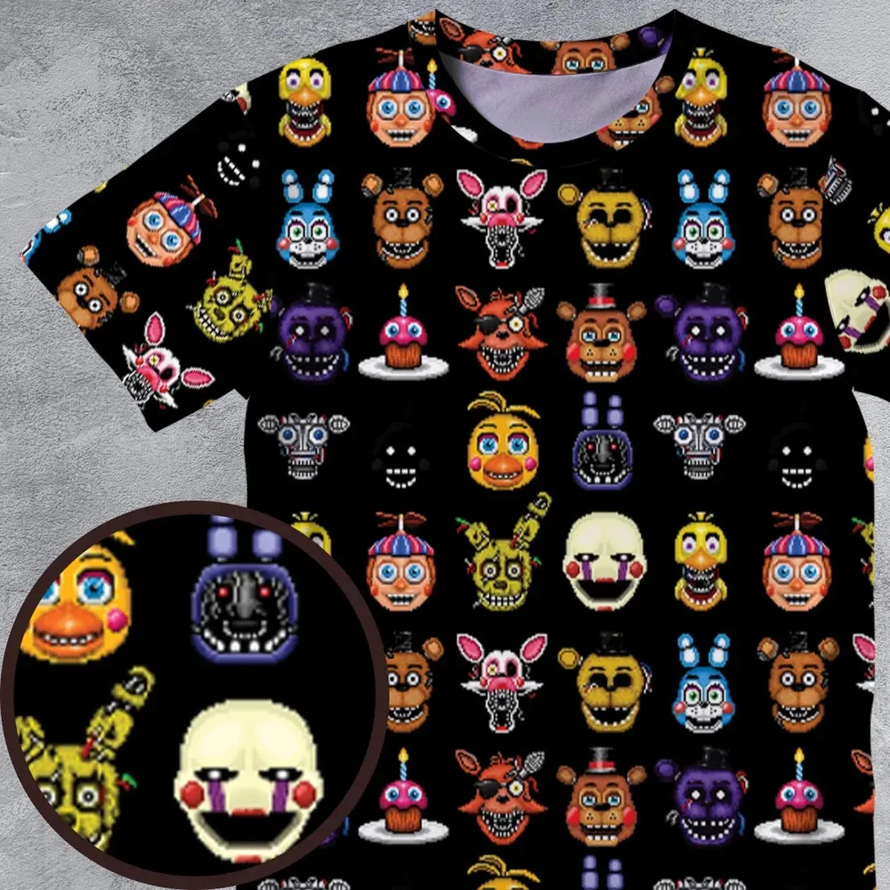 Five Nights At Freddys World All-Over Print Unisex T-Shirt - 4