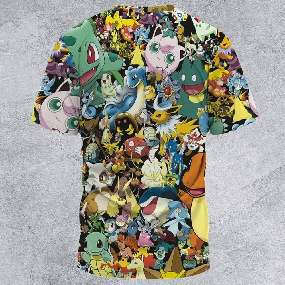 Gotta Catch 'em all Pokemon All-Over Print Unisex T-Shirt - 2