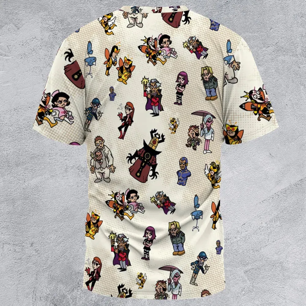 V Is For Venture The Venture Bros Villains All-Over Print Unisex T-Shirt - 2