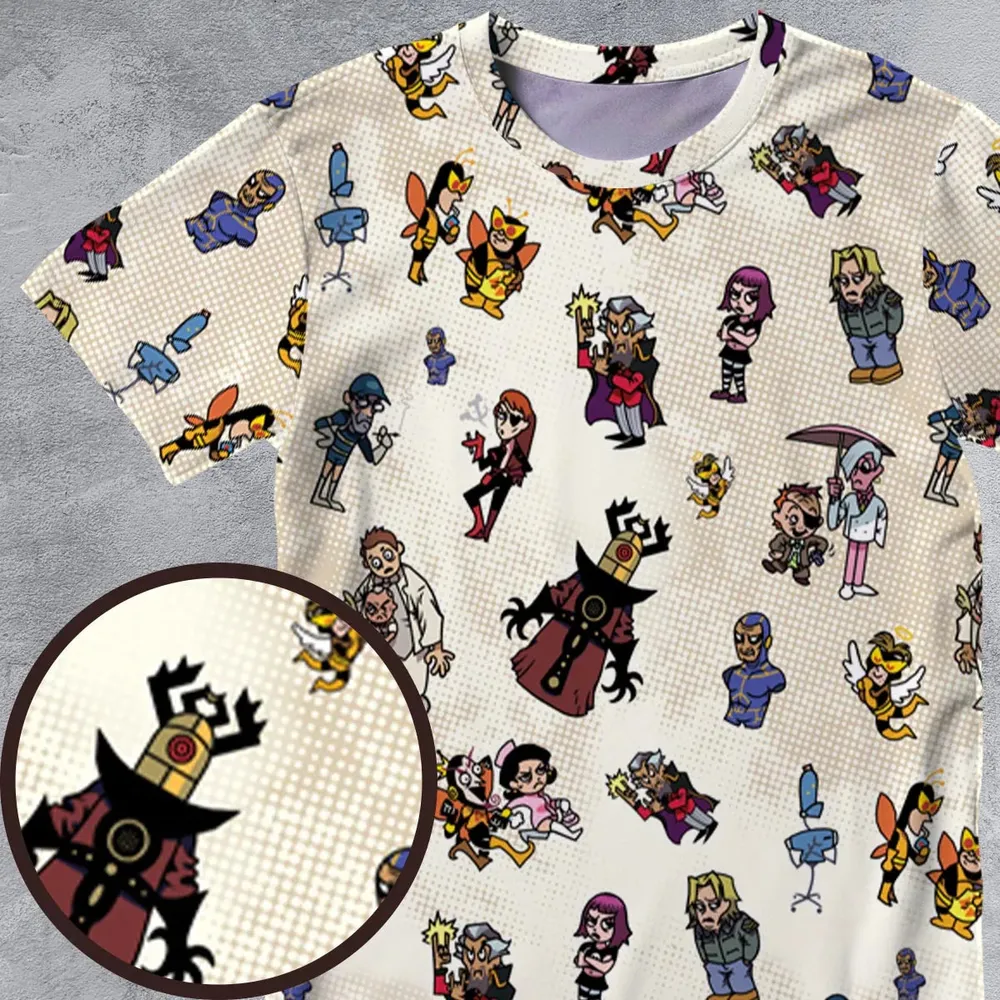 V Is For Venture The Venture Bros Villains All-Over Print Unisex T-Shirt - 4