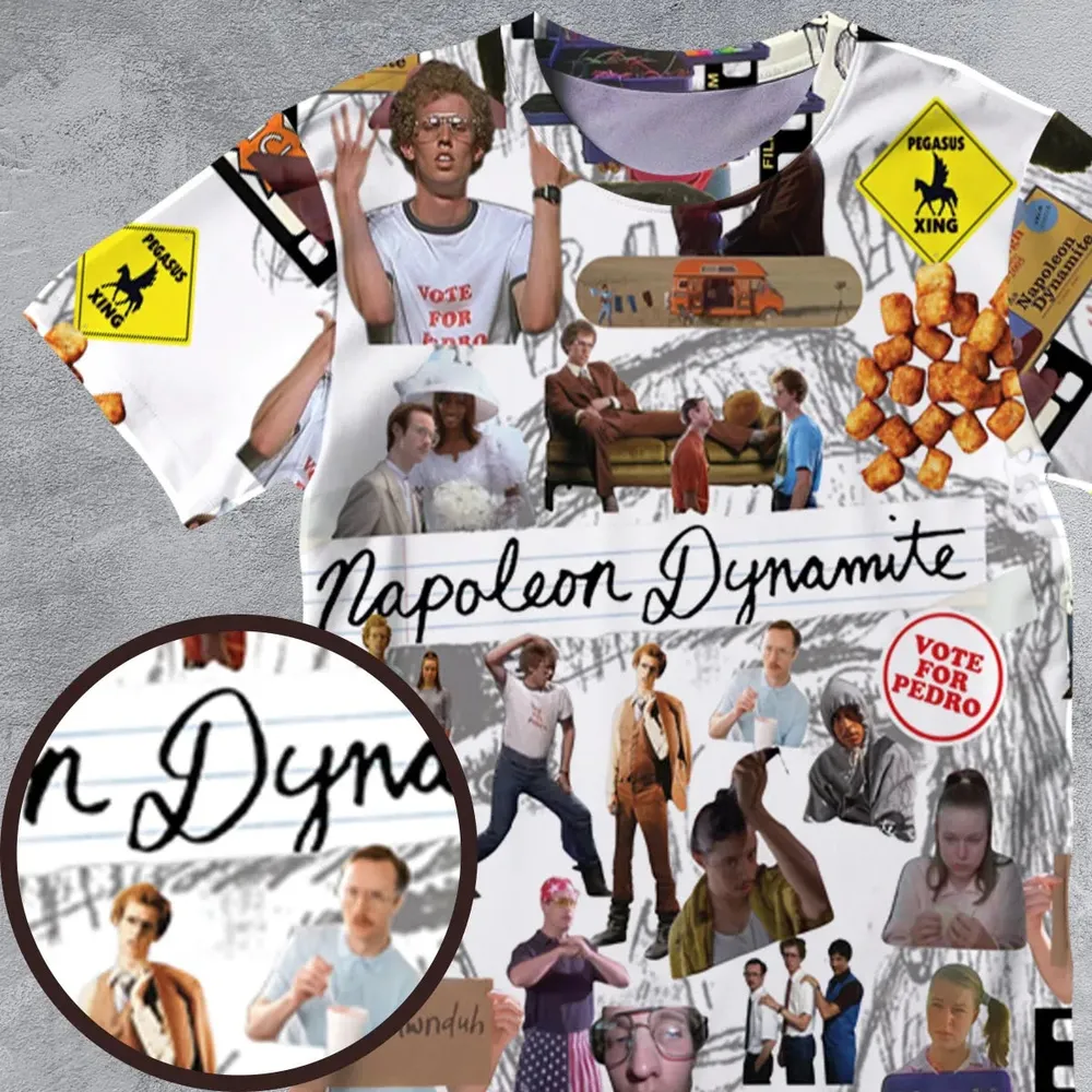 Napoleon Dynamite Journal All-Over Print Unisex T-Shirt - 4