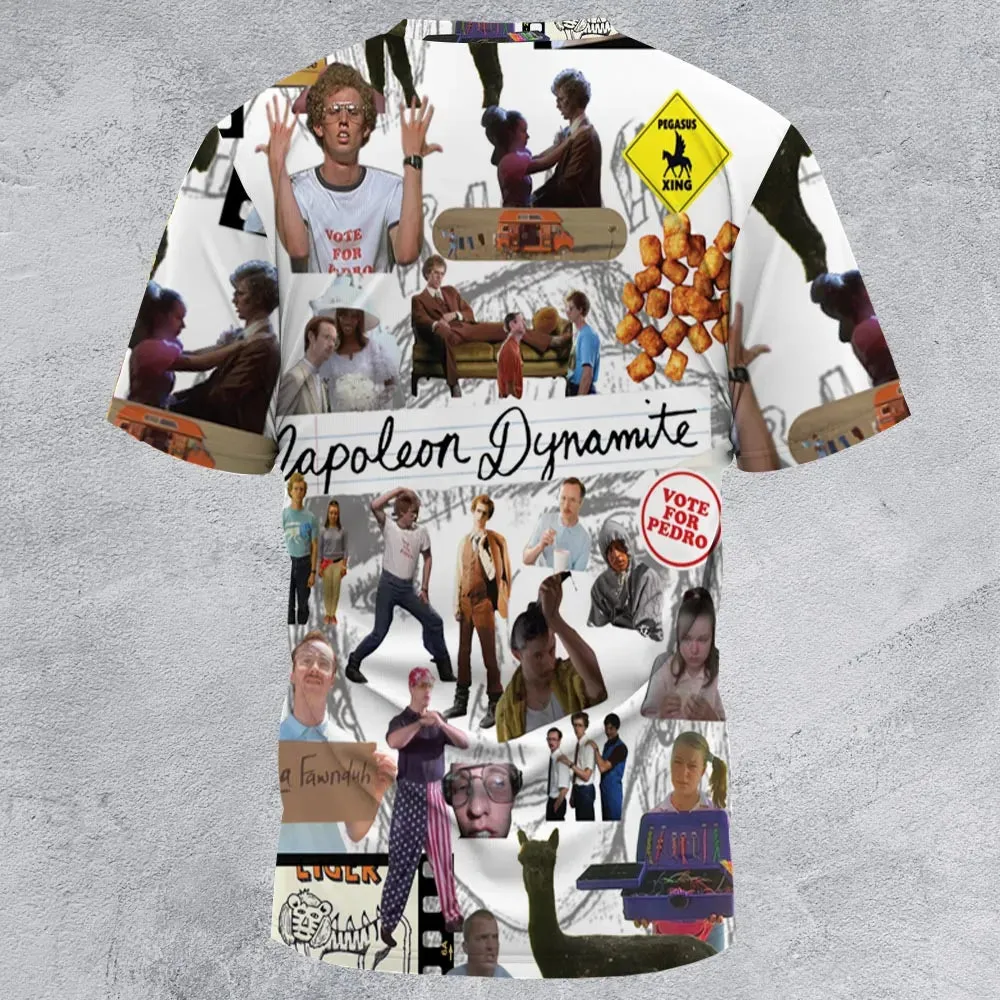 Napoleon Dynamite Journal All-Over Print Unisex T-Shirt - 3