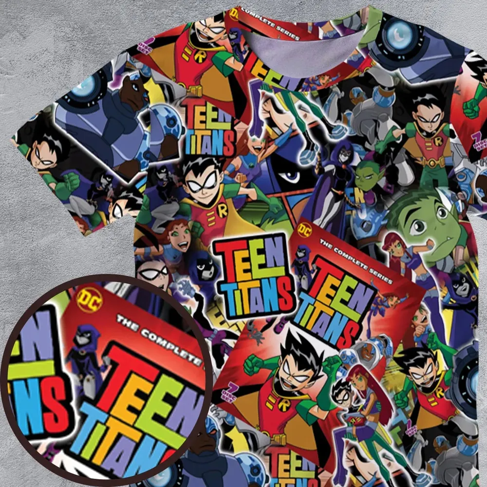 The Complete Series Teen Titans All-Over Print Unisex T-Shirt - 4