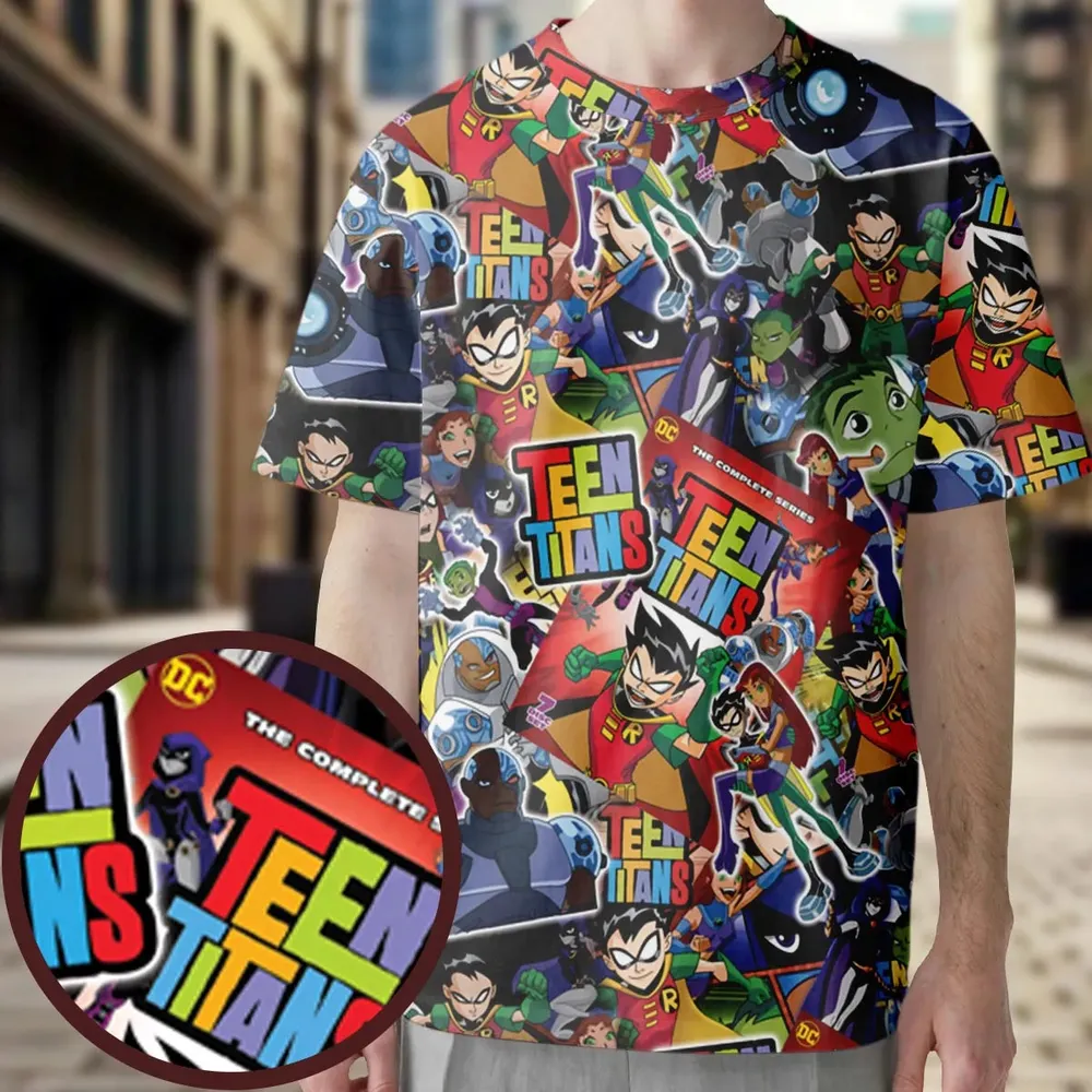The Complete Series Teen Titans All-Over Print Unisex T-Shirt - 3