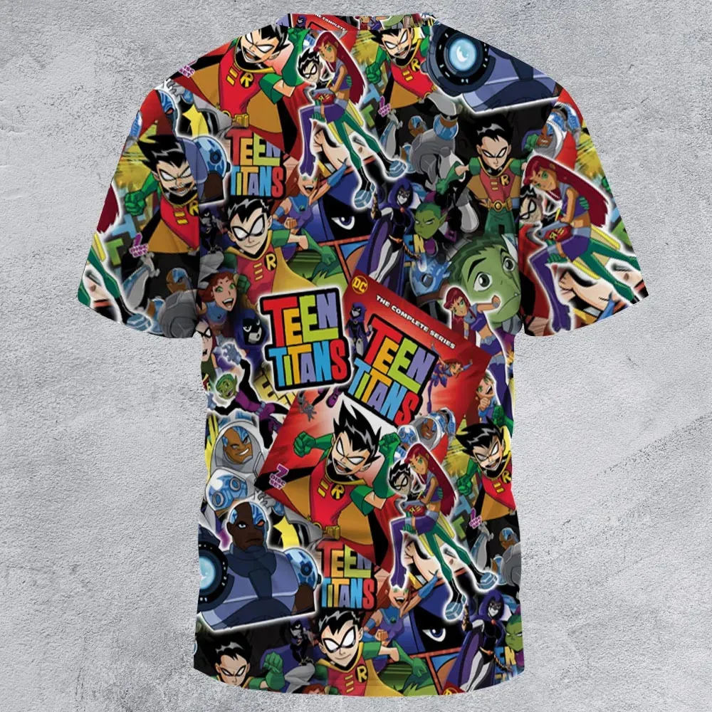 The Complete Series Teen Titans All-Over Print Unisex T-Shirt - 2