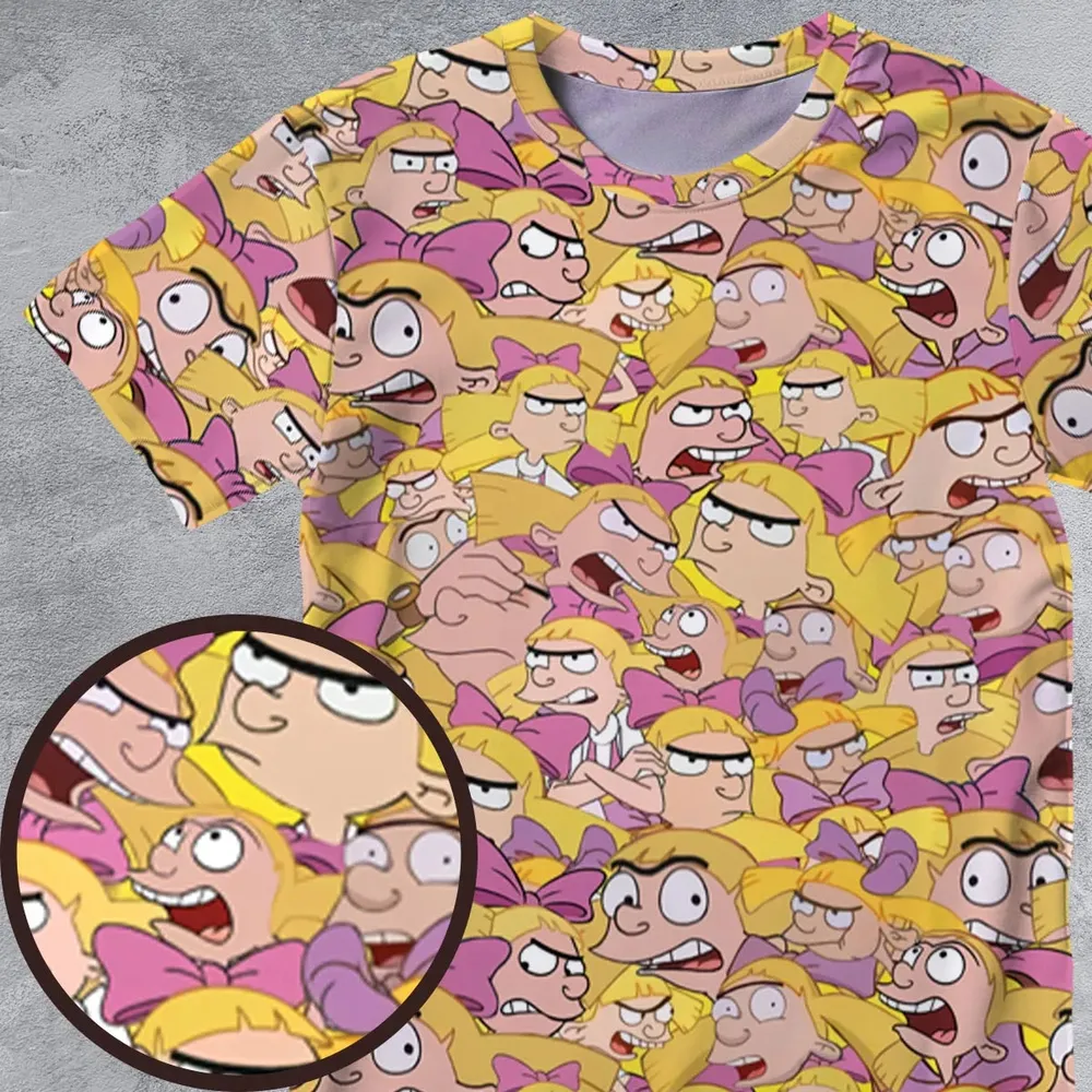 Helga G. Pataki Hey Arnold All-Over Print Unisex T-Shirt - 4