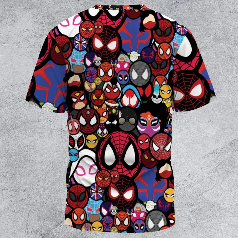 Spide-Mania Spider-Verse All-Over Print Unisex T-Shirt - 2