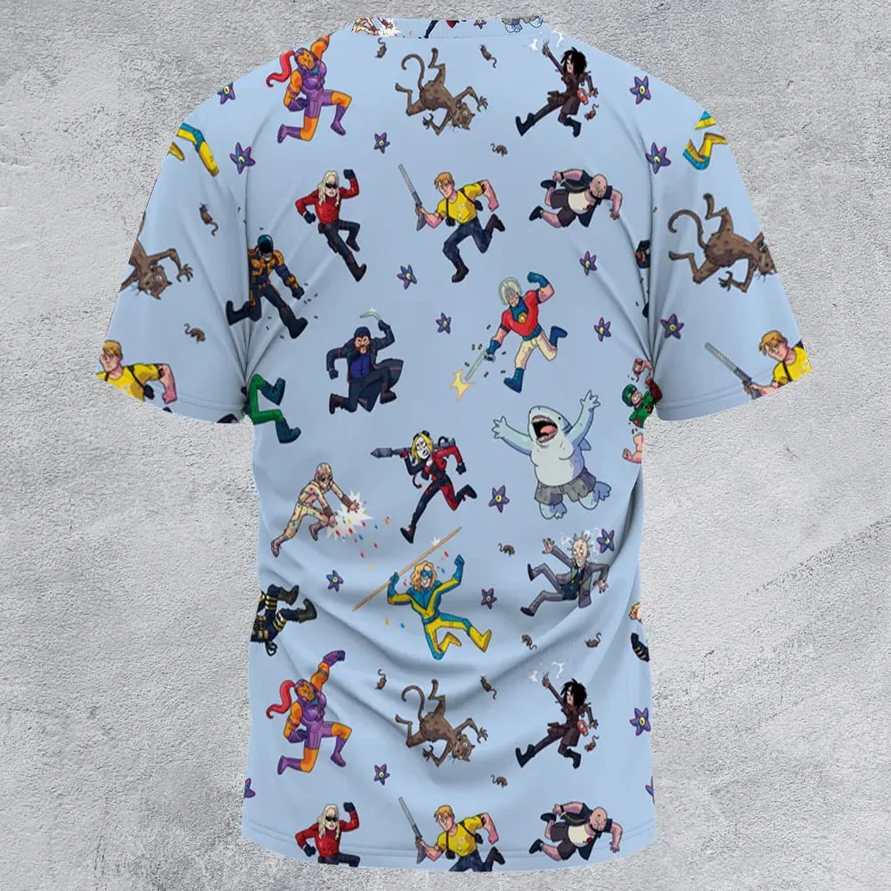 The Suicide Squad Pattern All-Over Print Unisex T-Shirt - 3