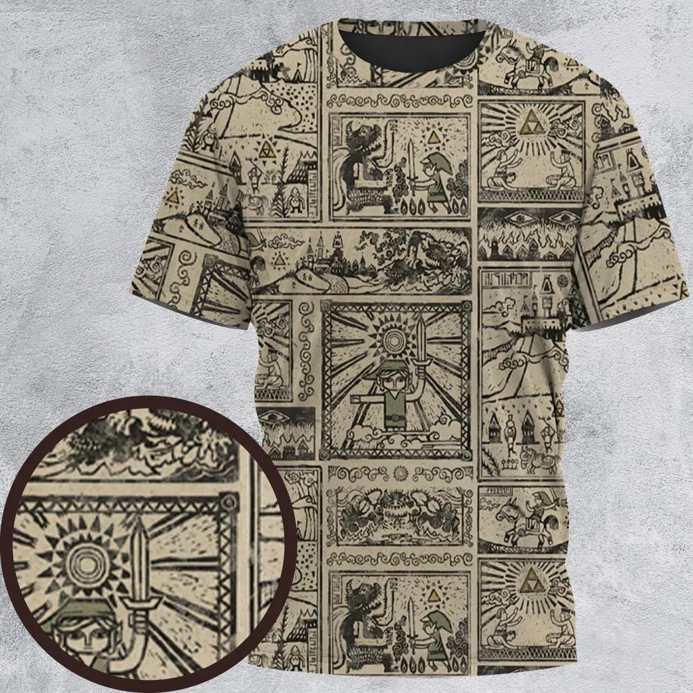 Zelda Story Of The Hero Time Legend All-Over Print Unisex T-Shirt - 2