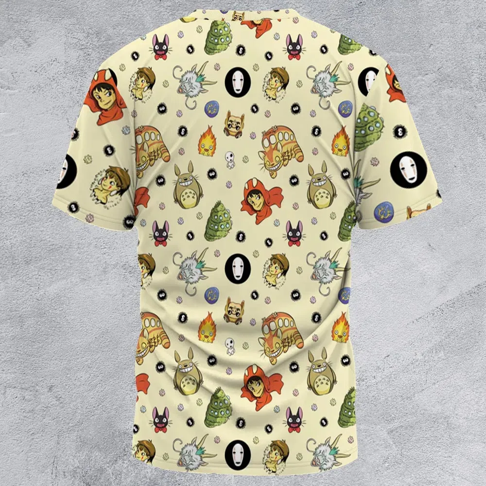 Ghiblipalooza Ghibli Themed All-Over Print Unisex T-Shirt - 2