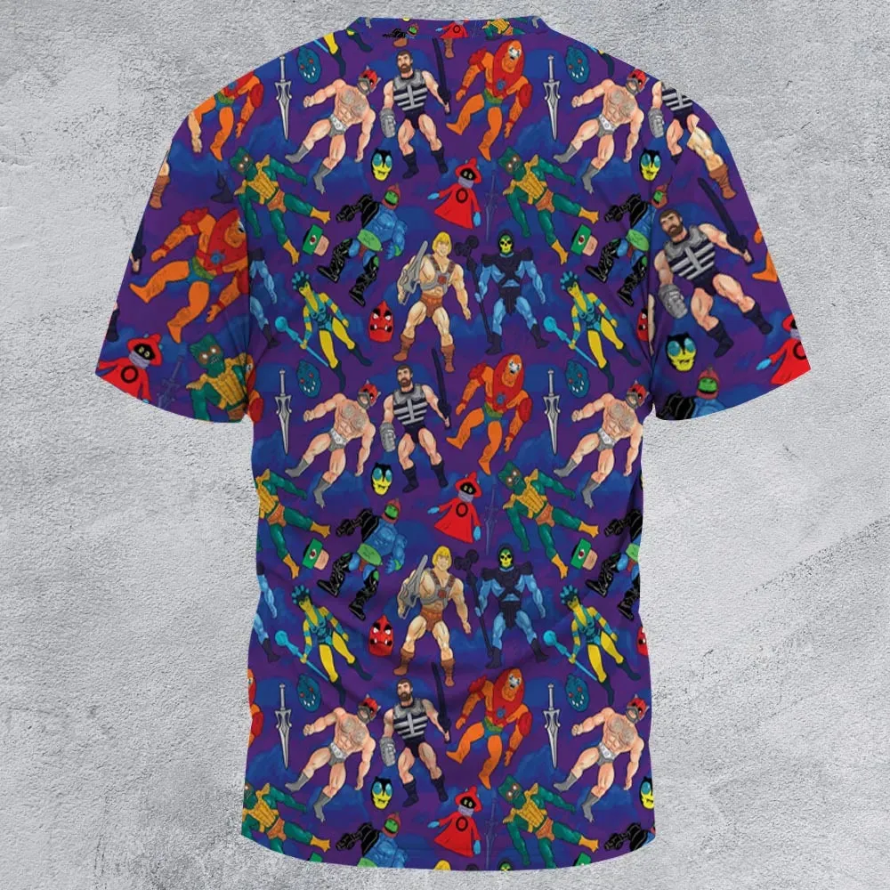MOTU Figures All-Over Print Unisex T-Shirt - 3