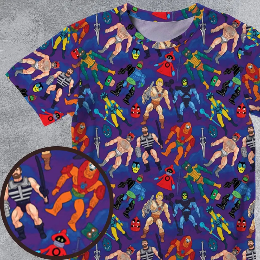 MOTU Figures All-Over Print Unisex T-Shirt - 4
