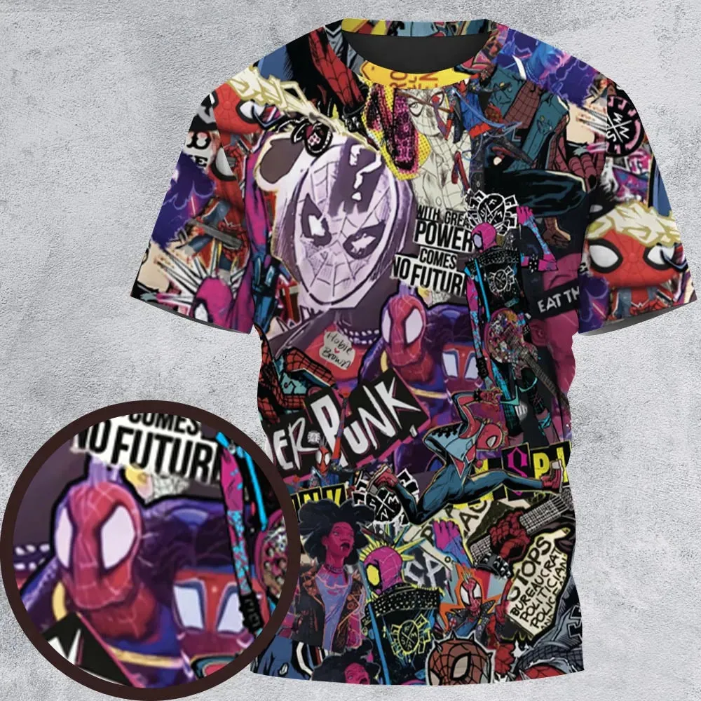 Spider-Punk Get Punked Across Spider-Verse All-Over Print Unisex T-Shirt - 2