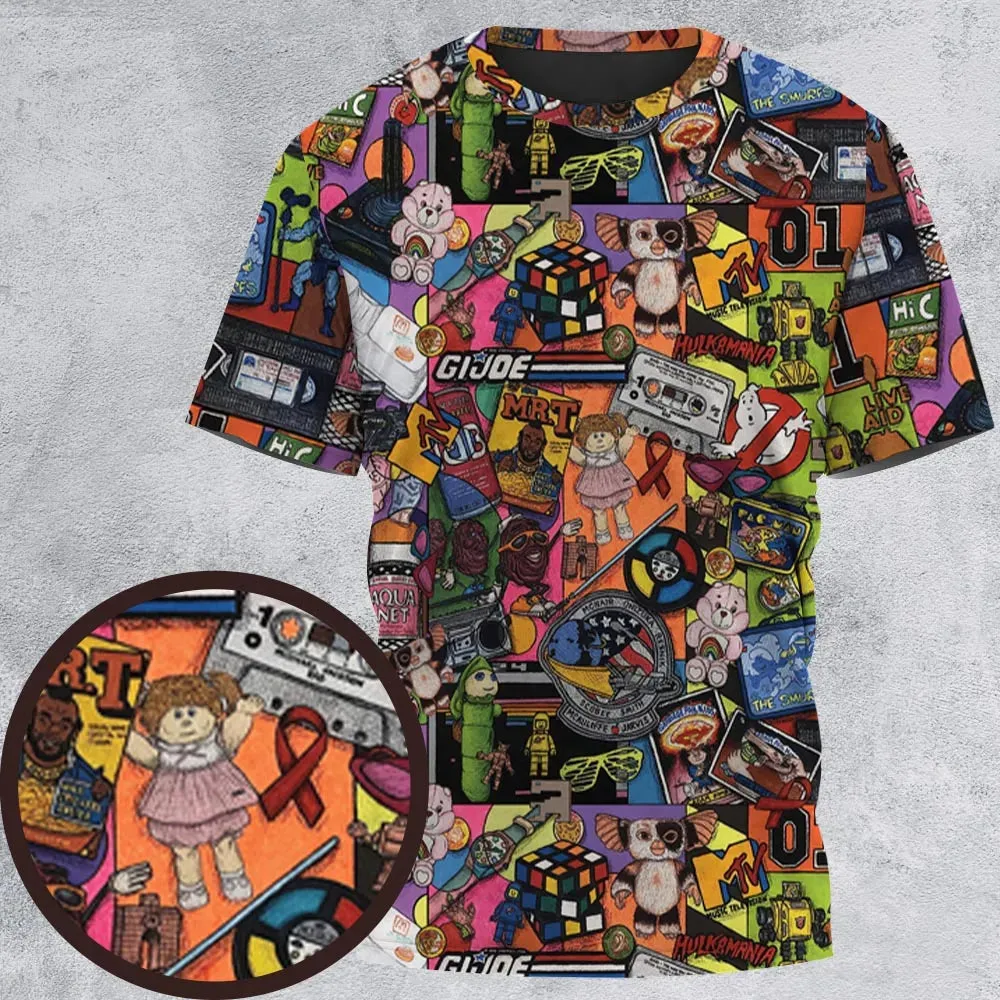 The 1980's. The Decade Of Greed All-Over Print Unisex T-Shirt - 2
