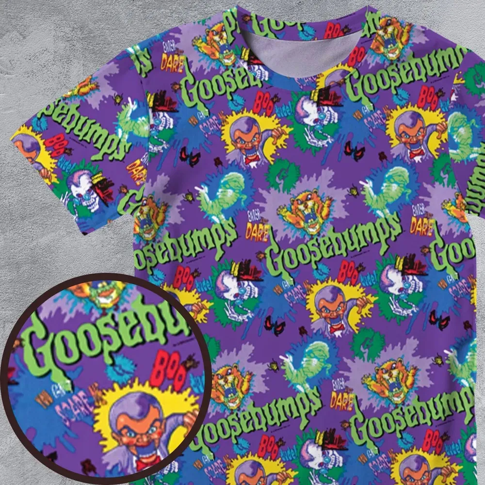 You Can't Scare Me Goosebumps All-Over Print Unisex T-Shirt - 4