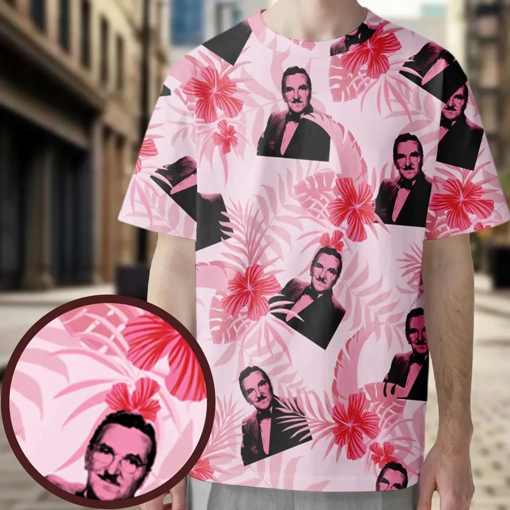 The Andy Griffith Show Pink Pattern All-Over Print Unisex T-Shirt - 3