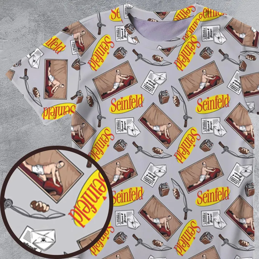 George Underwear Seinfeld All-Over Print Unisex T-Shirt - 4