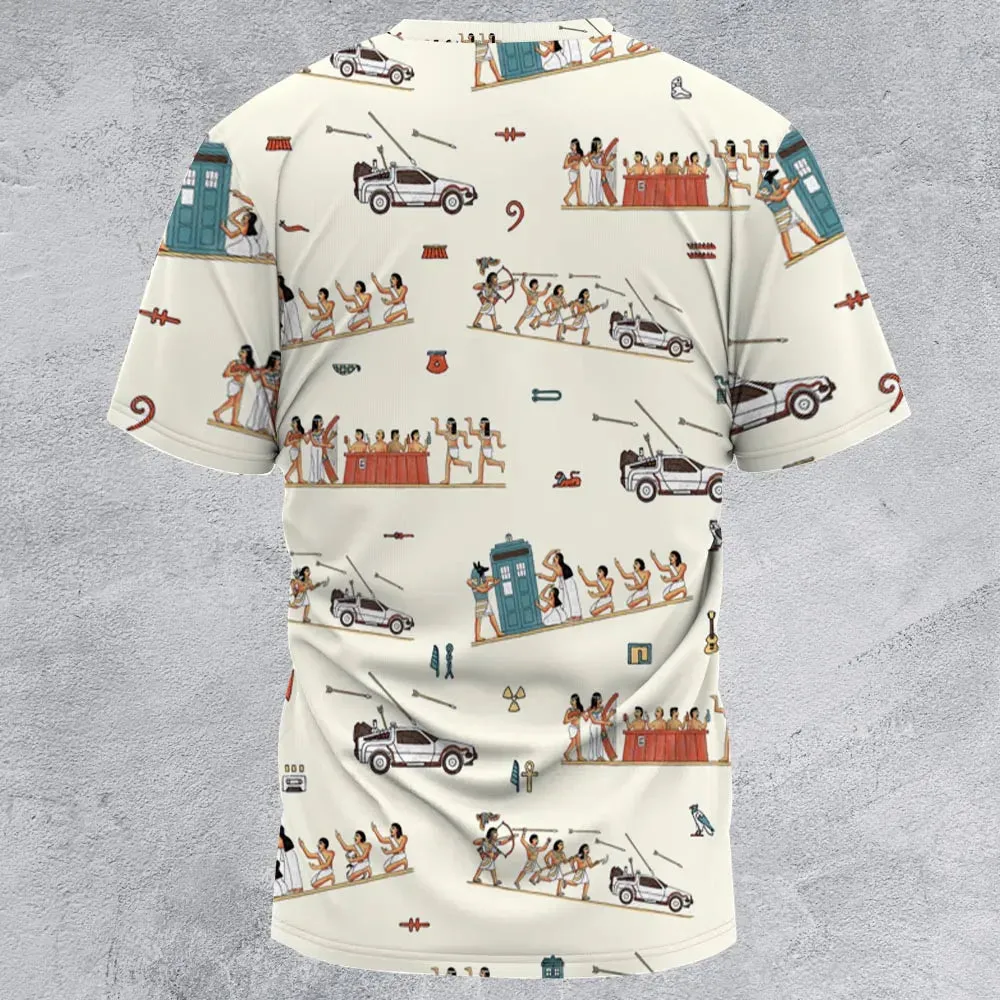 Lost In Egypt All-Over Print Unisex T-Shirt - 2