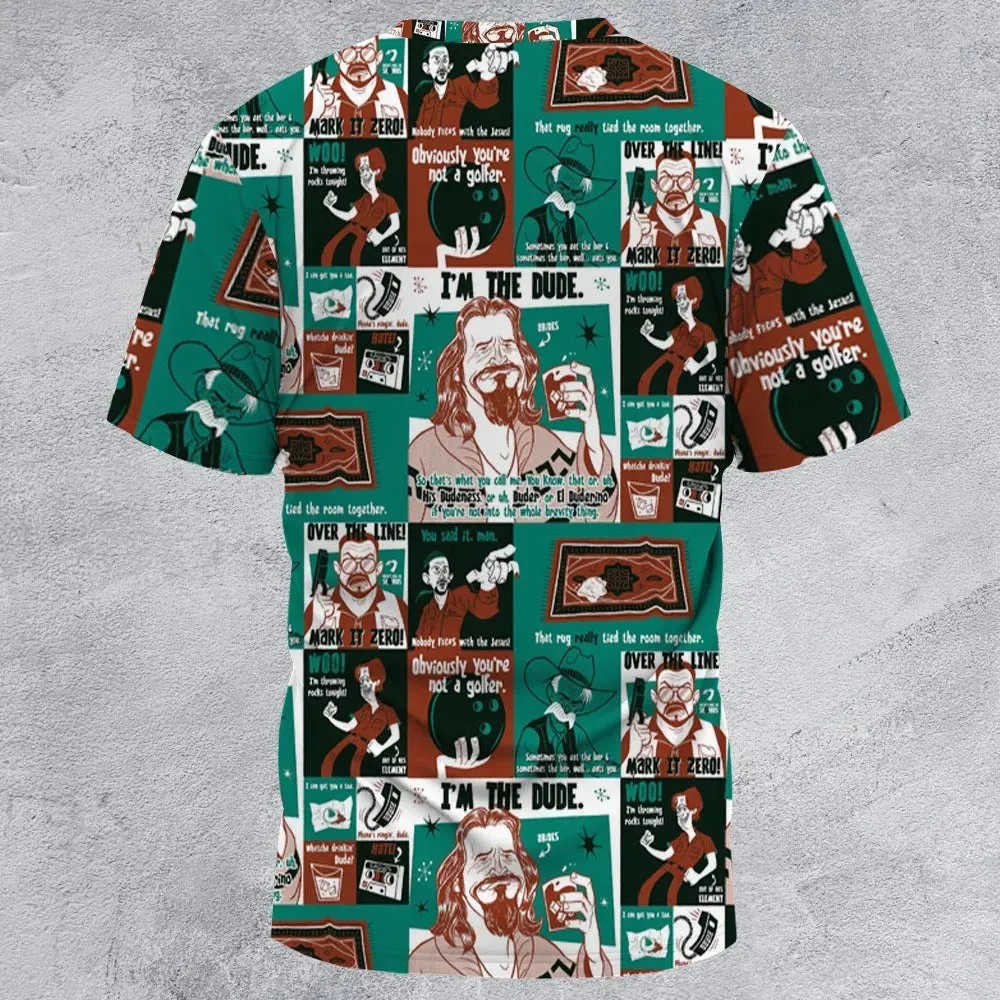 I'm The Dude The Big Lebowski All-Over Print Unisex T-Shirt - 3