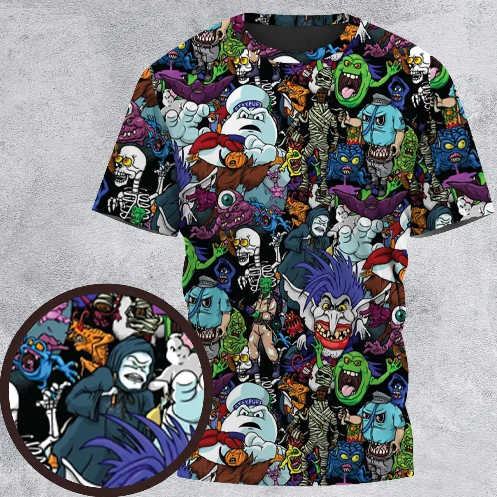 I Ain't Afraid Of No Ghosts All-Over Print Unisex T-Shirt - 2