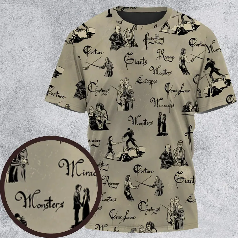 Hencing Fighting The Princess Bride All-Over Print Unisex T-Shirt - 2