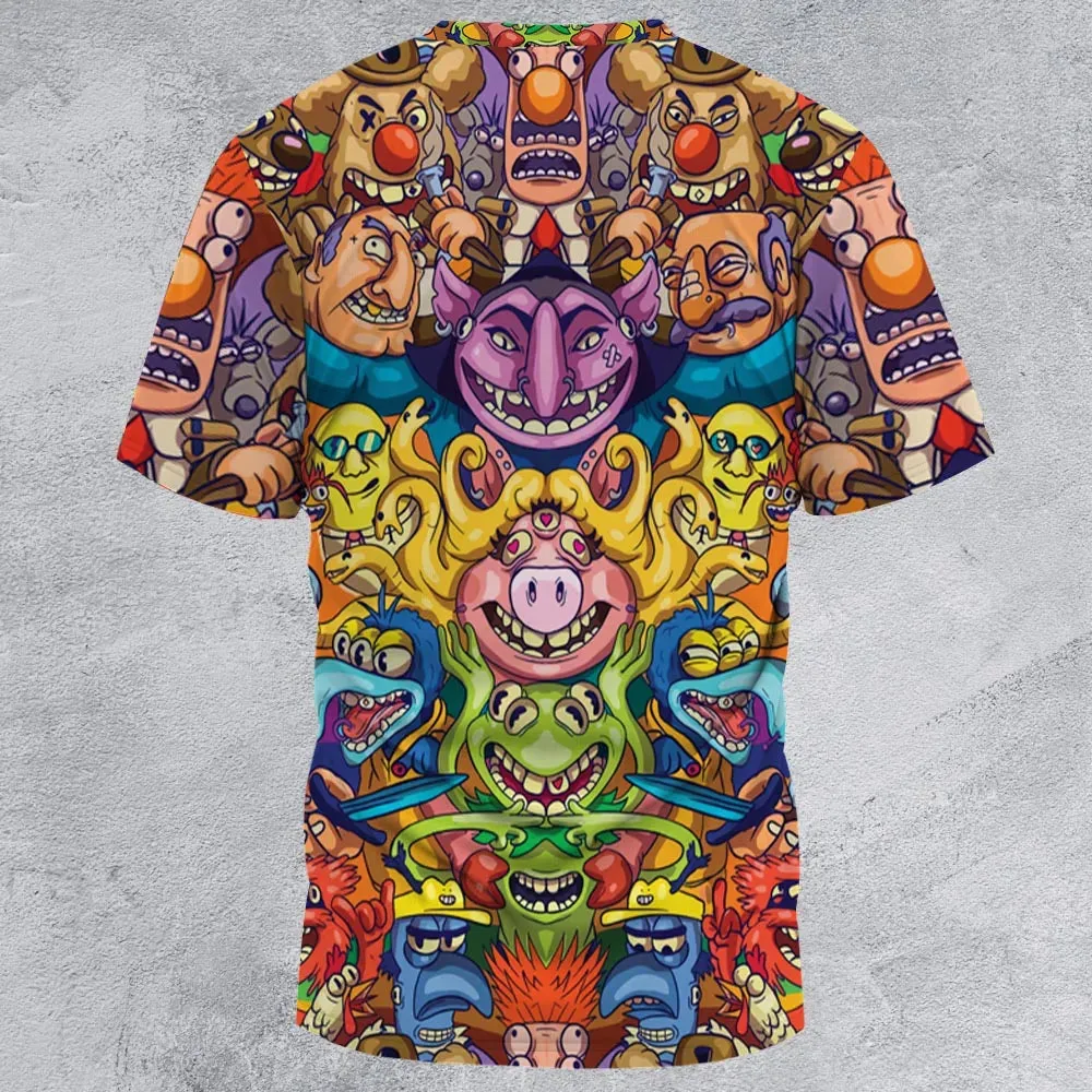 Monster Muppets The Muppets Characters All-Over Print Unisex T-Shirt - 2