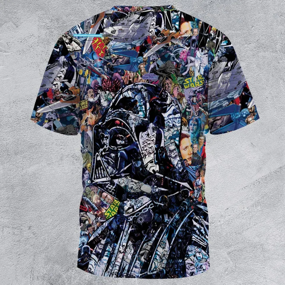 Star Wars Darth Vader All in One All-Over Print Unisex T-Shirt - 2