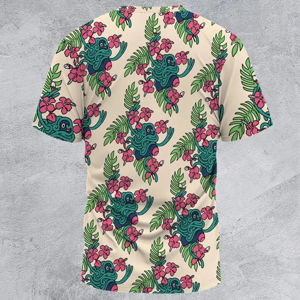 Tropical Tangrowth Pokemon All-Over Print Unisex T-Shirt - 2
