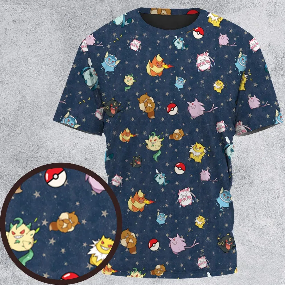 Gengar as Eevee The Eeveelutions Pokemon All-Over Print Unisex T-Shirt - 2