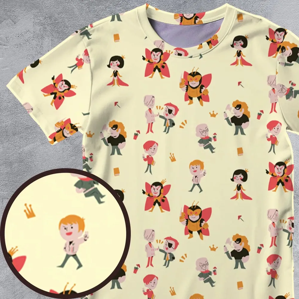 The Venture Bros Pattern All-Over Print Unisex T-Shirt - 4