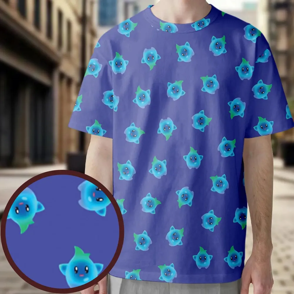Lumalee Super Mario Movie Pattern All-Over Print Unisex T-Shirt - 3