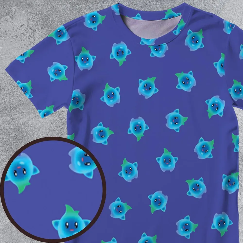 Lumalee Super Mario Movie Pattern All-Over Print Unisex T-Shirt - 4