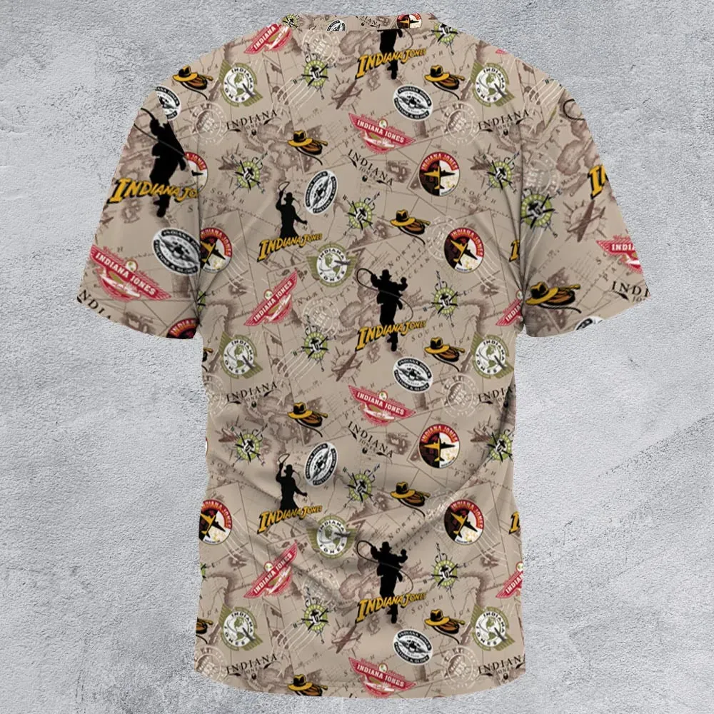 Indiana Jones Patterns All-Over Print Unisex T-Shirt - 2