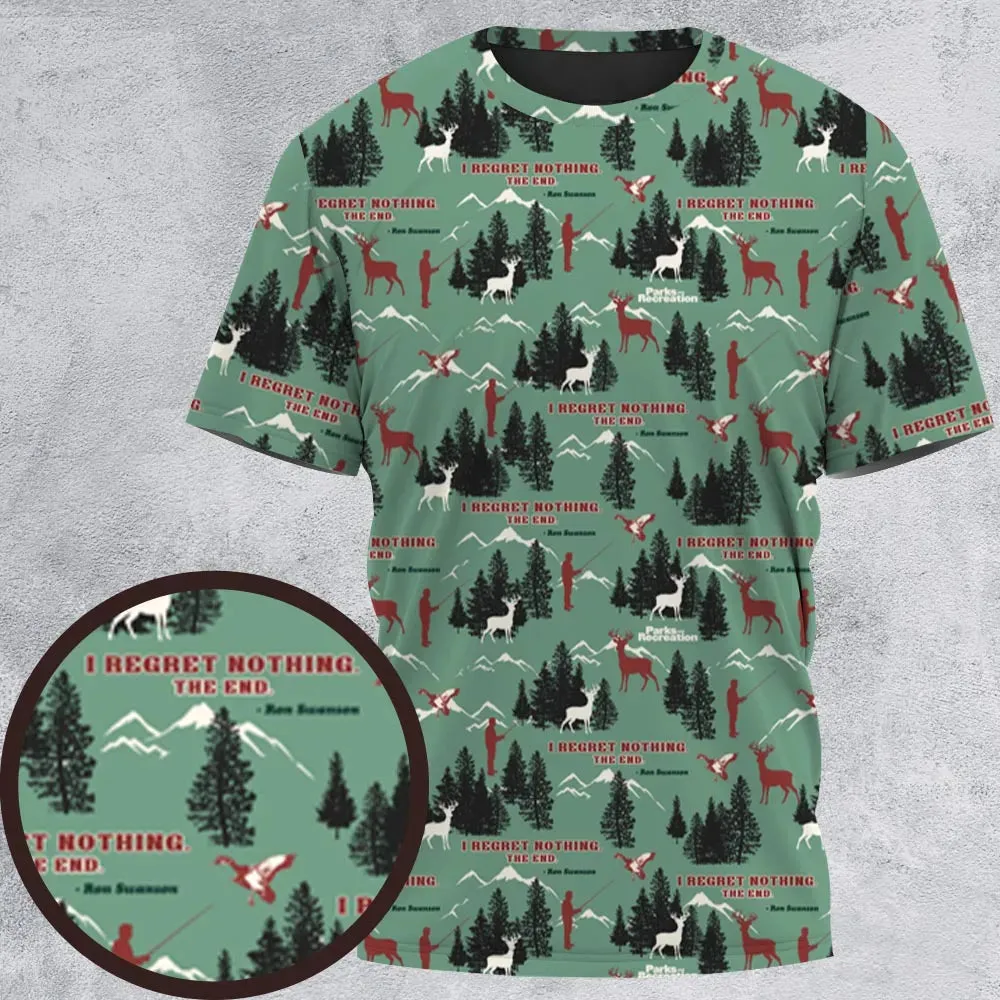 I Regret Nothing Park And Recreation All-Over Print Unisex T-Shirt - 2