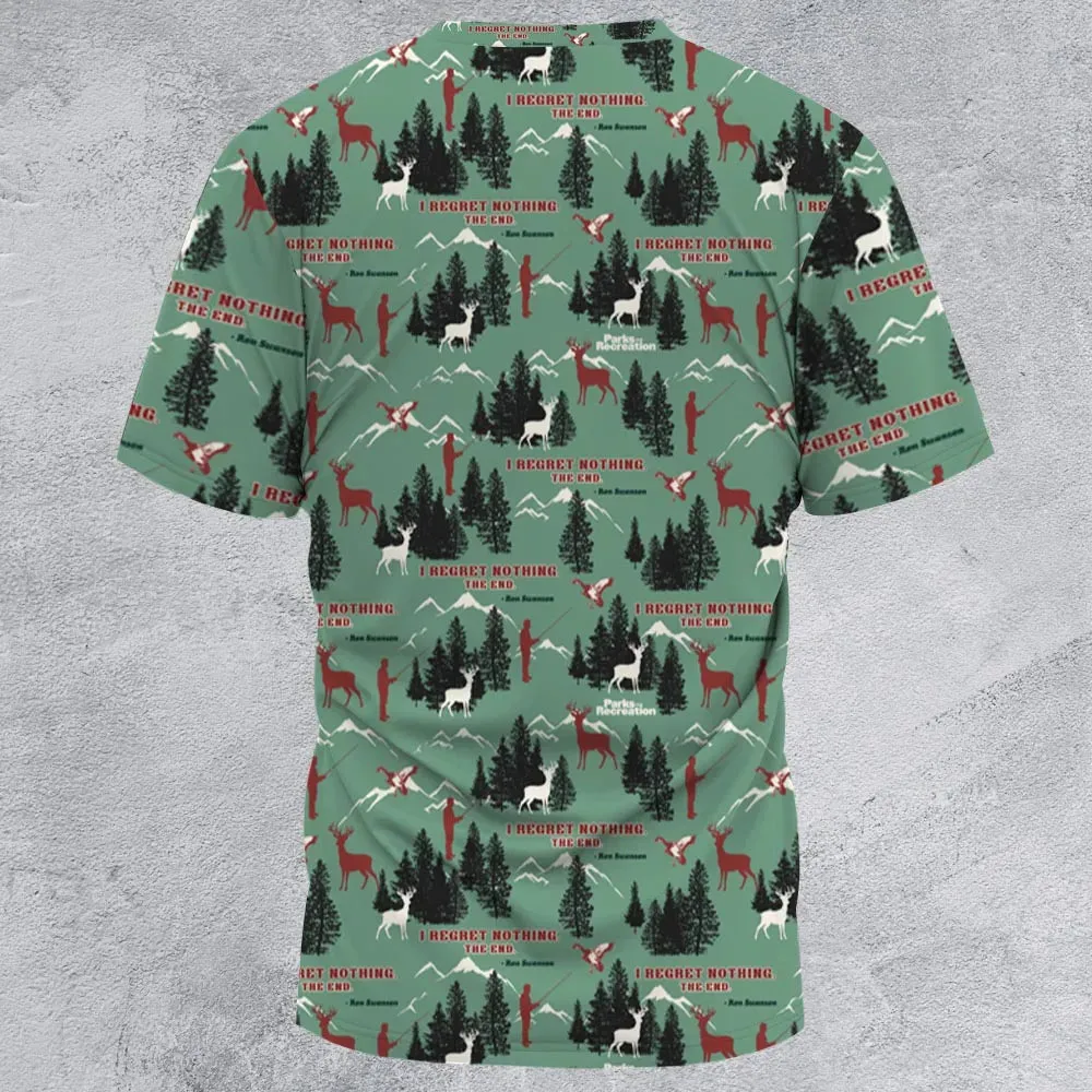 I Regret Nothing Park And Recreation All-Over Print Unisex T-Shirt - 3