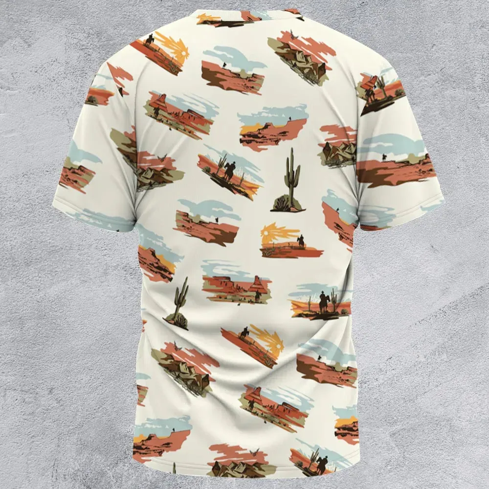 Wild West John Wayne All-Over Print Unisex T-Shirt - 3