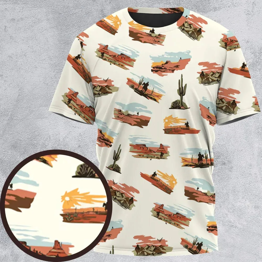 Wild West John Wayne All-Over Print Unisex T-Shirt - 2