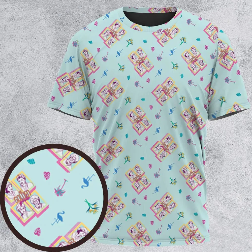 Golden Girls Patterned All-Over Print Unisex T-Shirt - 2