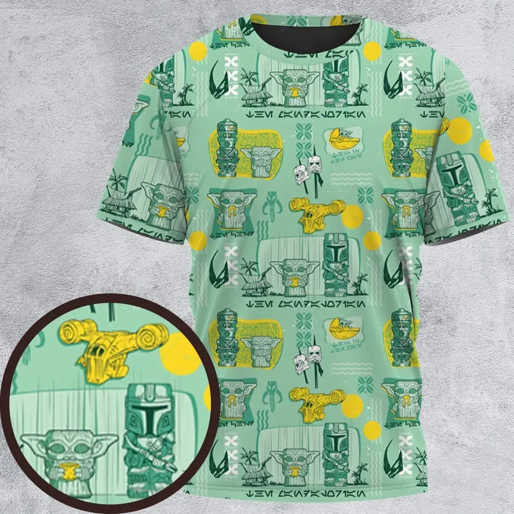 The Mandalorian Star Wars Aloha All-Over Print Unisex T-Shirt - 2