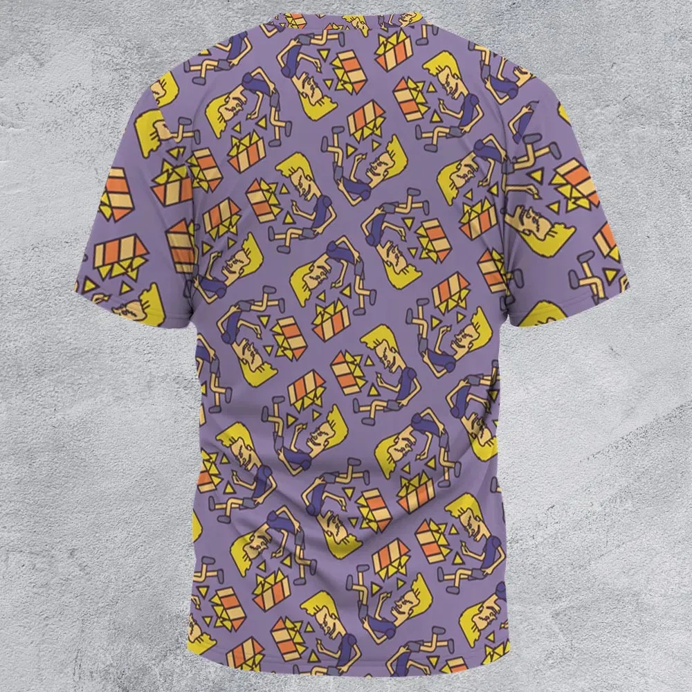 Nachos Rule Beavis and Butthead All-Over Print Unisex T-Shirt - 3