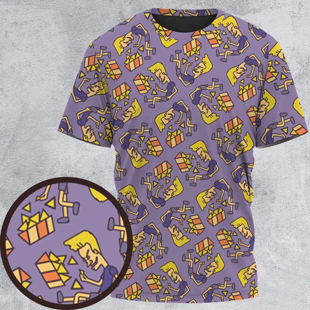 Nachos Rule Beavis and Butthead All-Over Print Unisex T-Shirt - 2
