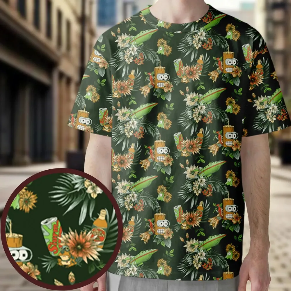 The Year 3000 Bender Futurama All-Over Print Unisex T-Shirt - 3