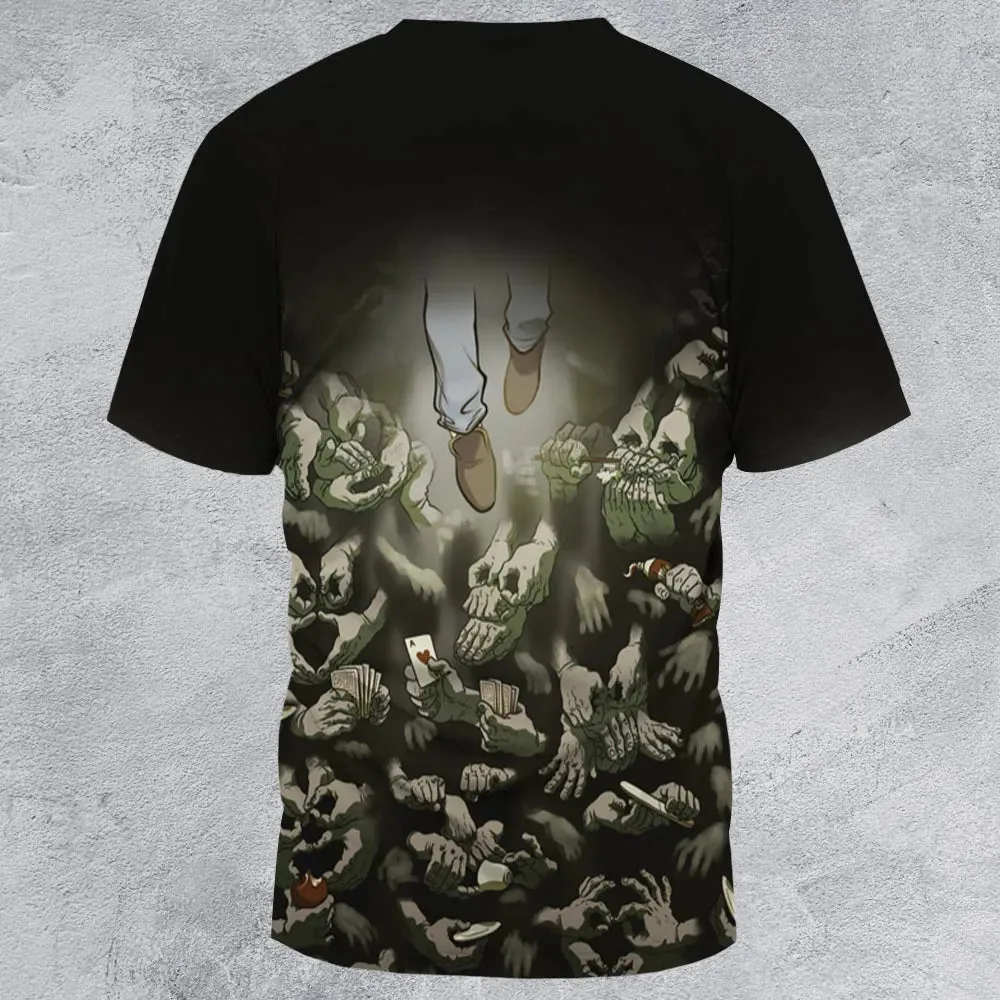 Funny Helping Hands Labyrinth All-Over Print Unisex T-Shirt - 3