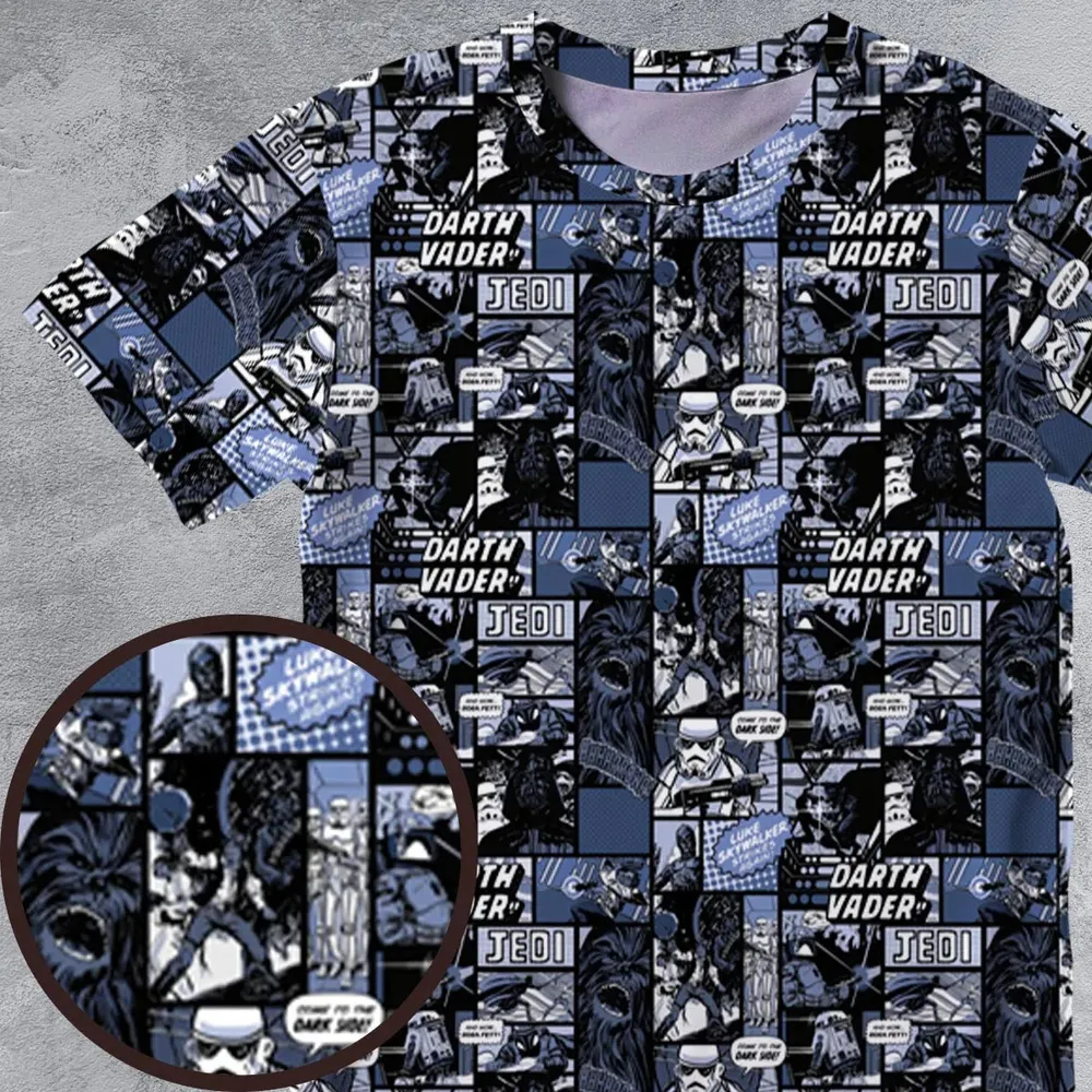 Star Wars Dark Side Comic All-Over Print Unisex T-Shirt - 4