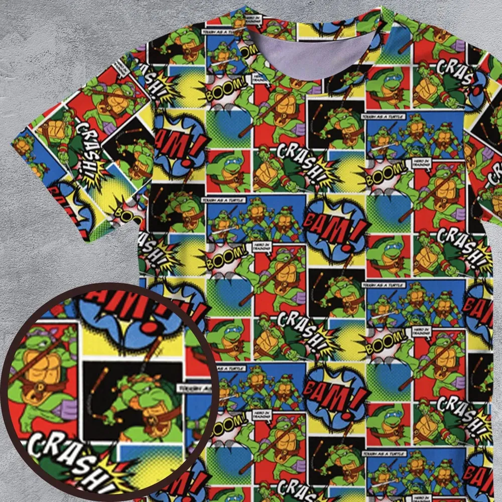 Teenage Mutant Ninja Turtles Comic All-Over Print Unisex T-Shirt - 4