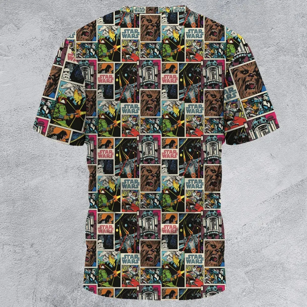 Star Wars Comic All-Over Print Unisex T-Shirt - 3